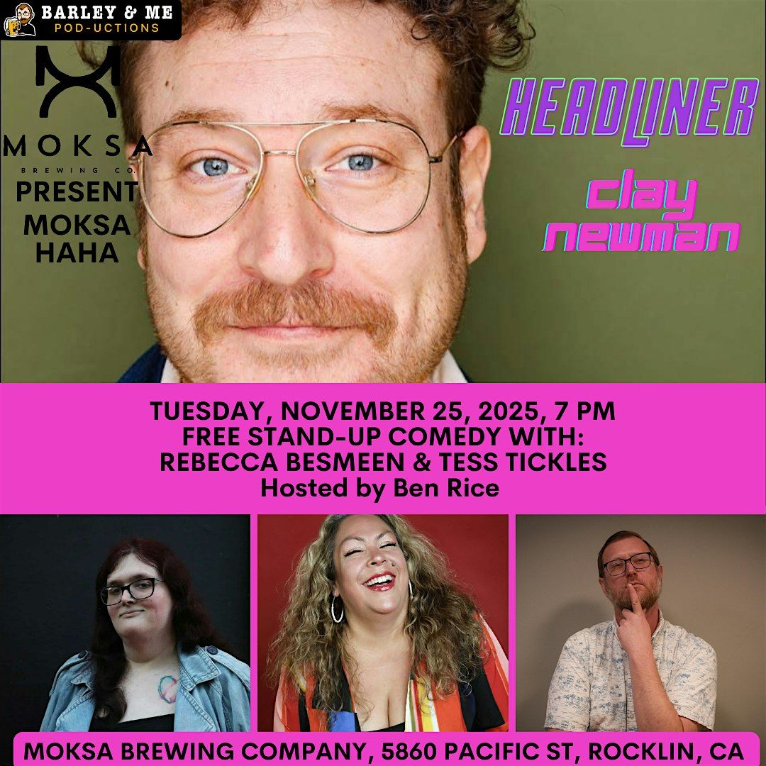 MoksaHaHa: Live Stand-Up, 25 November | Event in Rocklin | AllEvents