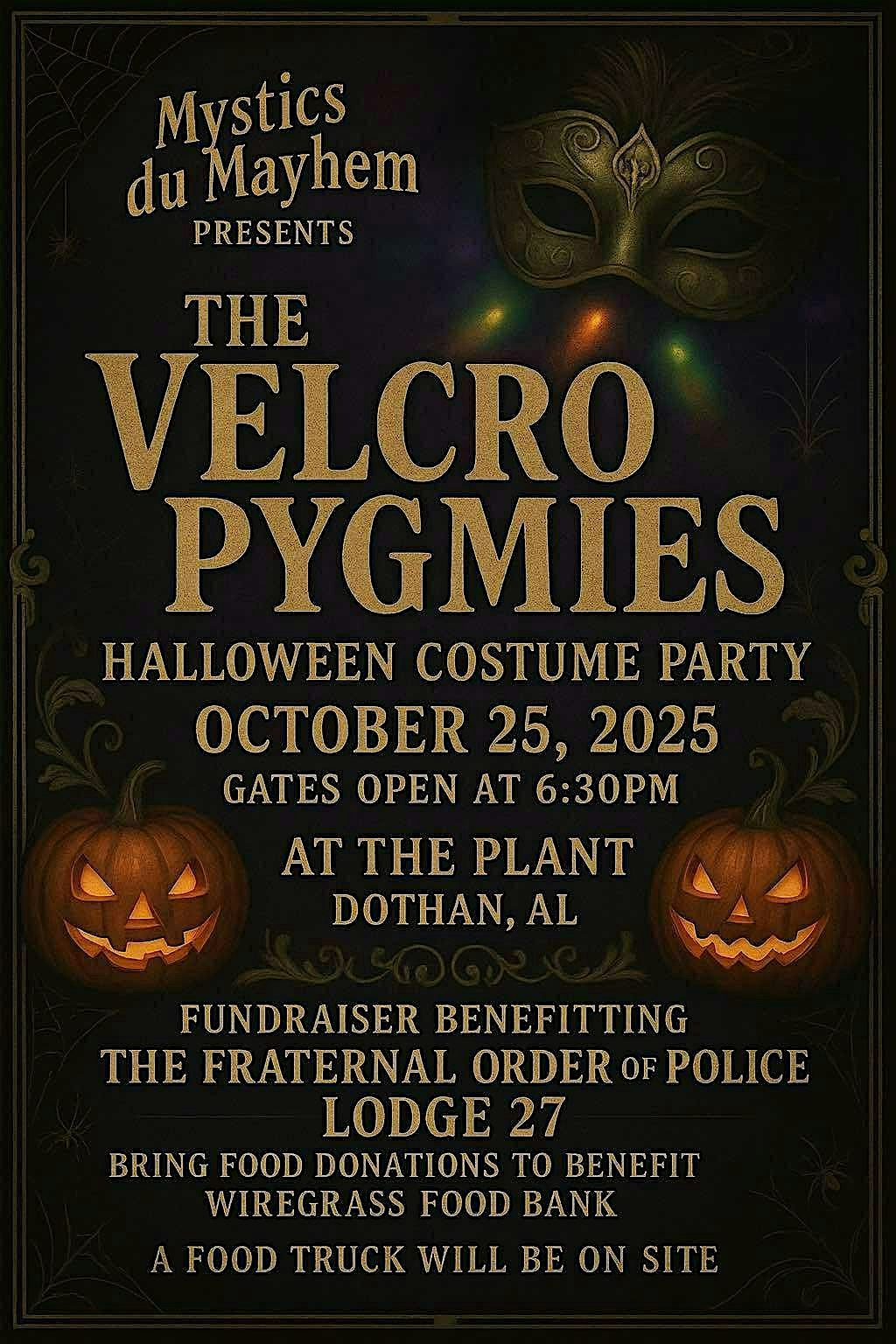 The Mystics Du Mayhem Fright Night Fundraiser featuring The Velcro ...