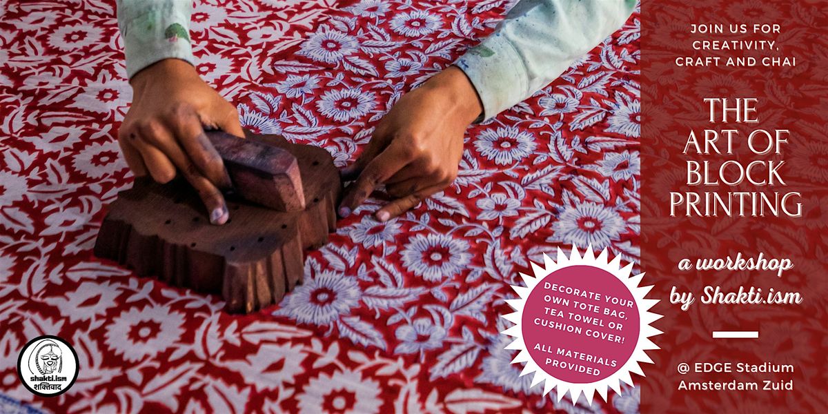 The Art of Block Printing with Social Impact Workshop – Amsterdam Zuid, 9 January | Event in Amsterdam | AllEvents
