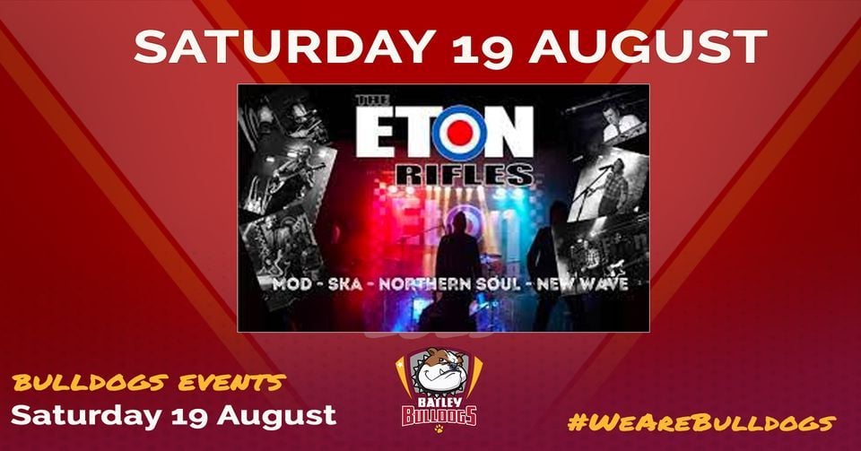 ETON RIFLES live at The Foxs Biscuits Stadium, Batley Bulldogs RLFC, Liversedge, August 19 2023