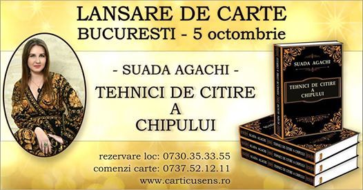 București Lansare De Carte Tehnici De Citire A Chipului Suada 5 October