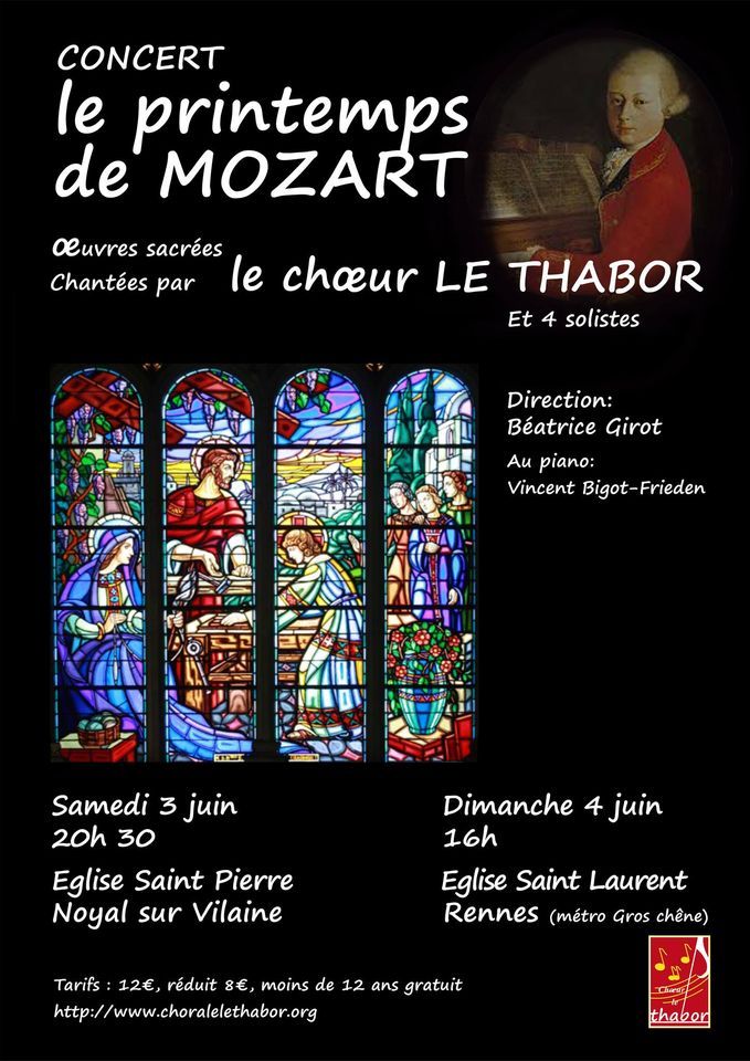 Concert Le printemps de Mozart, Rennes Saint-Laurent, June 4 2023 ...