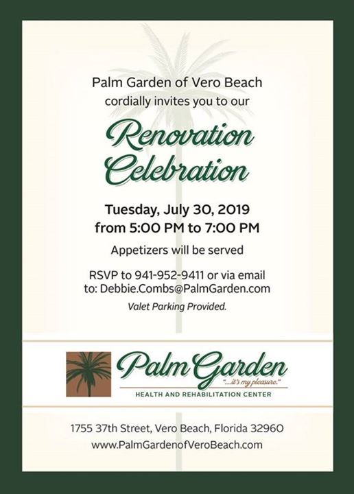 Renovation Celebration At Palm Garden Of Vero Beach