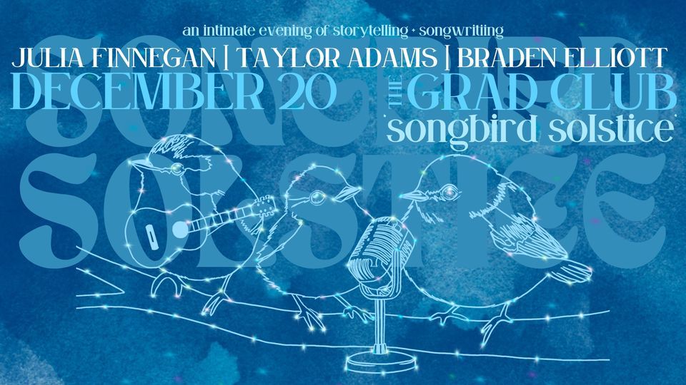 Songbird Solstice, The Grad Club, Kingston, December 20 2023 AllEvents.in