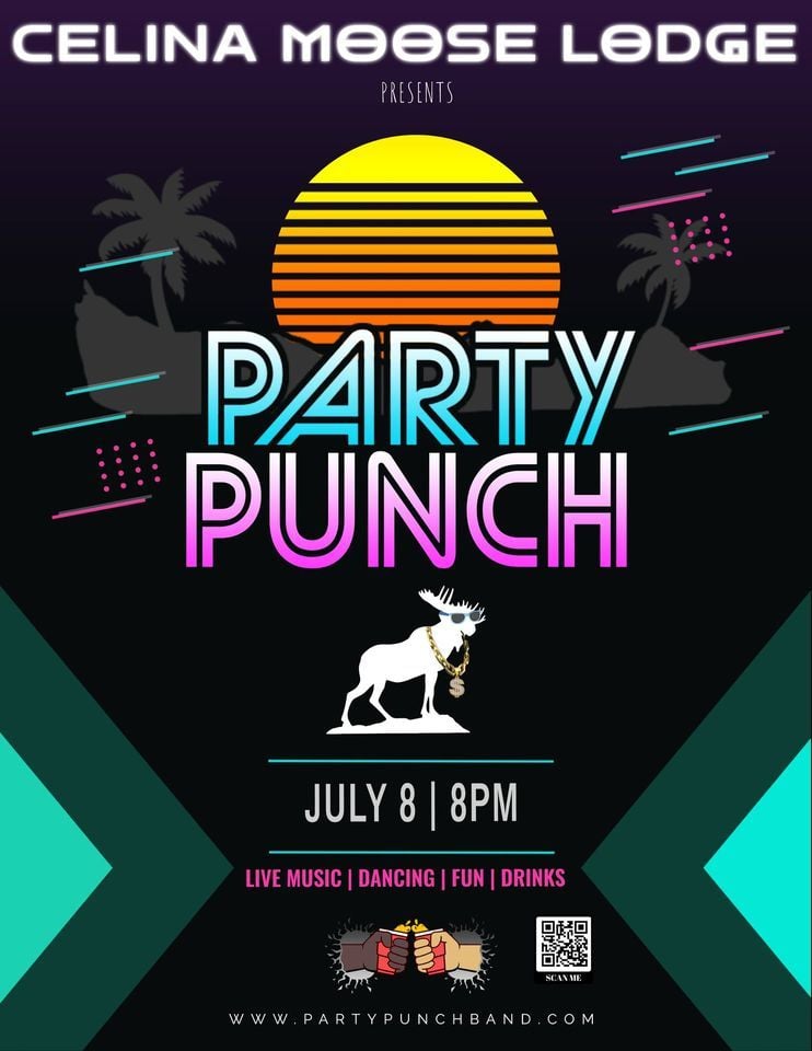 PARTY PUNCH Rocks The Celina Moose Patio Celina Moose Lodge 1473 July 8 2023 AllEvents in party-punch-rocks-the-celina-moose-patio-celina-moose-lodge-1473-july-8-2023-allevents-in