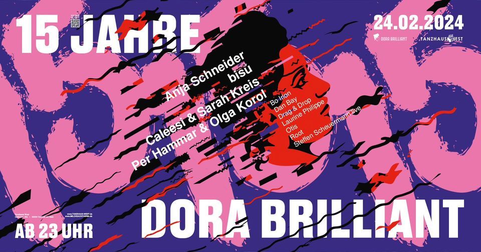 THW x 15 Jahre Dora Brilliant, Tanzhaus West, Frankfurt, February 24