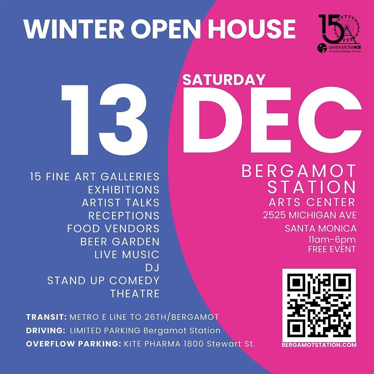 Bergamot Station Winter Open House, 13 December | Event in Santa Monica | AllEvents