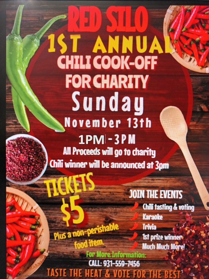 Red Silo Chili CookOff, Red Silo Brewing Company, Cookeville, November