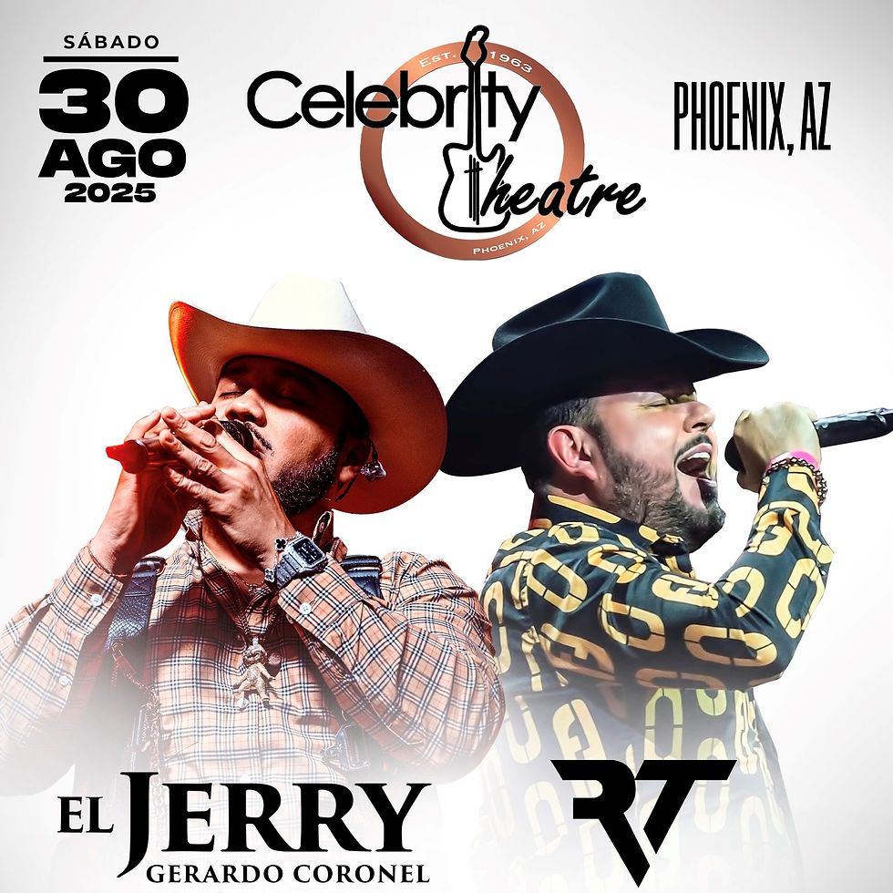 El Jerry Gerardo Coronel & Roberto Tapia, 29 August | Event in Phoenix | AllEvents