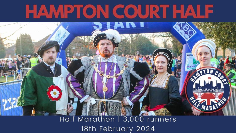 Hampton Court Half Marathon, Giggs Hill Green, Hampton, February 18