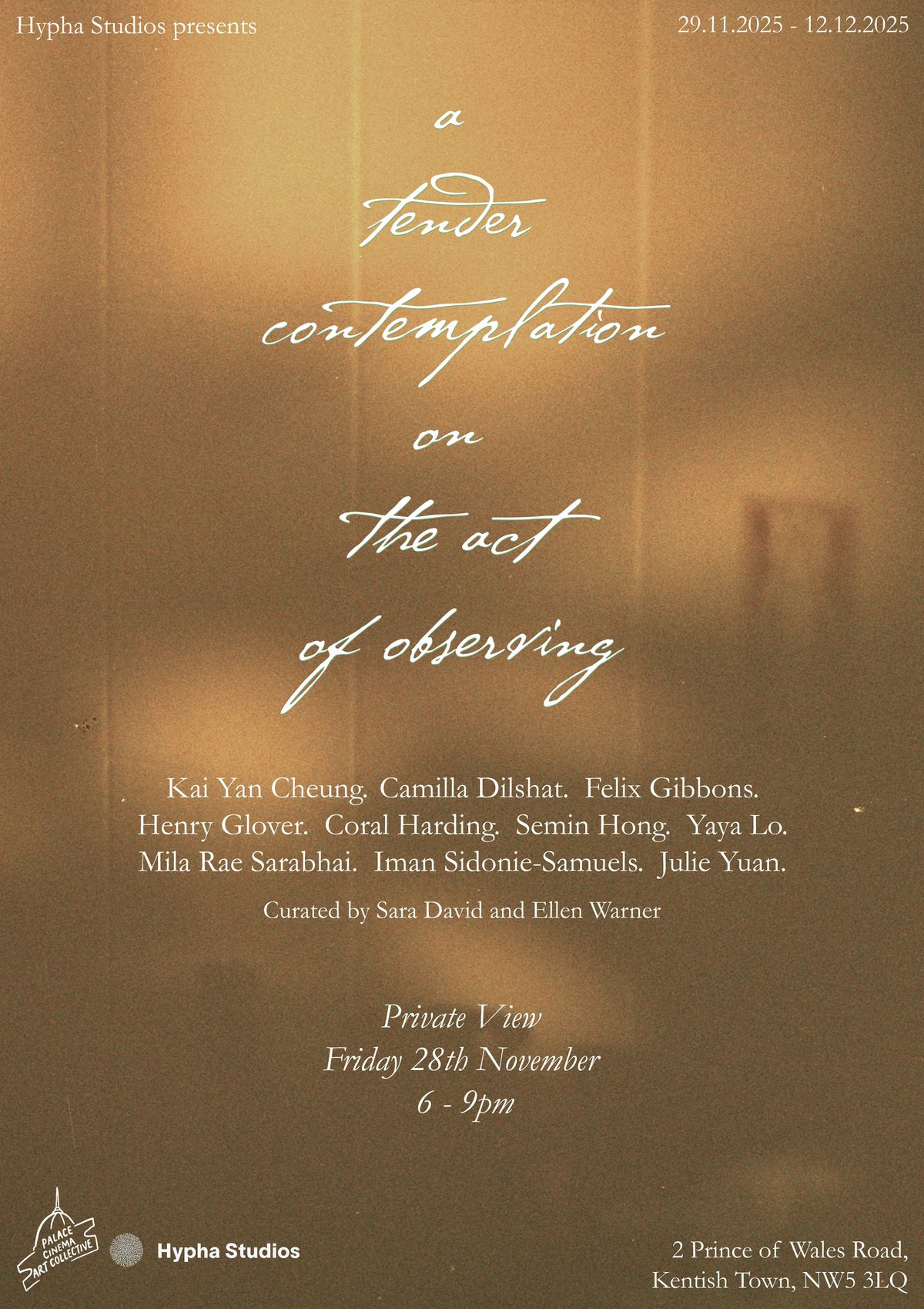 Artist Film Night: a tender contemplation on the act of observing, 3 December | Event in London | AllEvents