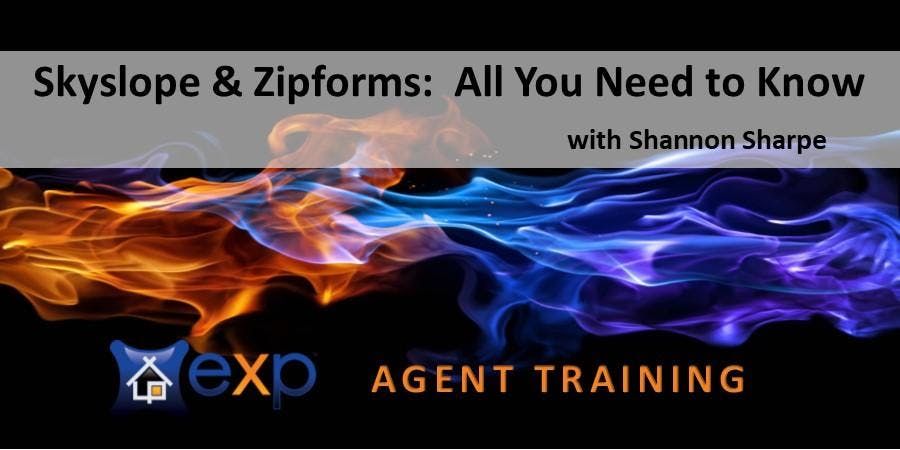 AGENT TRAINING CLASS Skyslope Zipforms With Shannon Sharpe LePage 