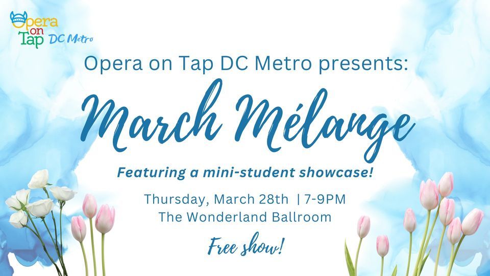 OOT DC Metro presents March Mélange, The Wonderland Ballroom