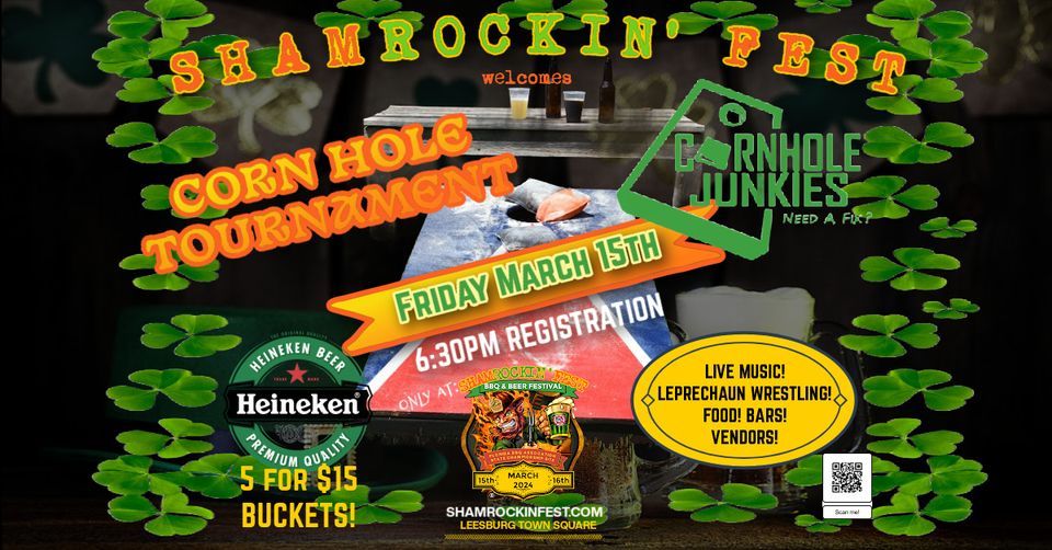 Shamrockin Fest Cornhole Junkies Tournament, 500 W. Main