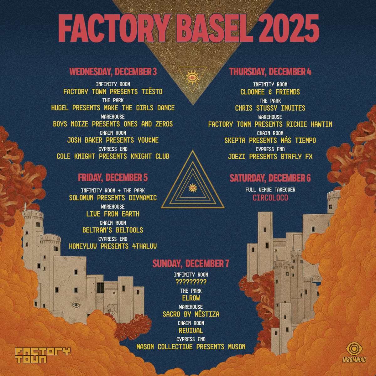 Factory Basel - Elrow at Factory Town, 7 December | Event in Miami | AllEvents
