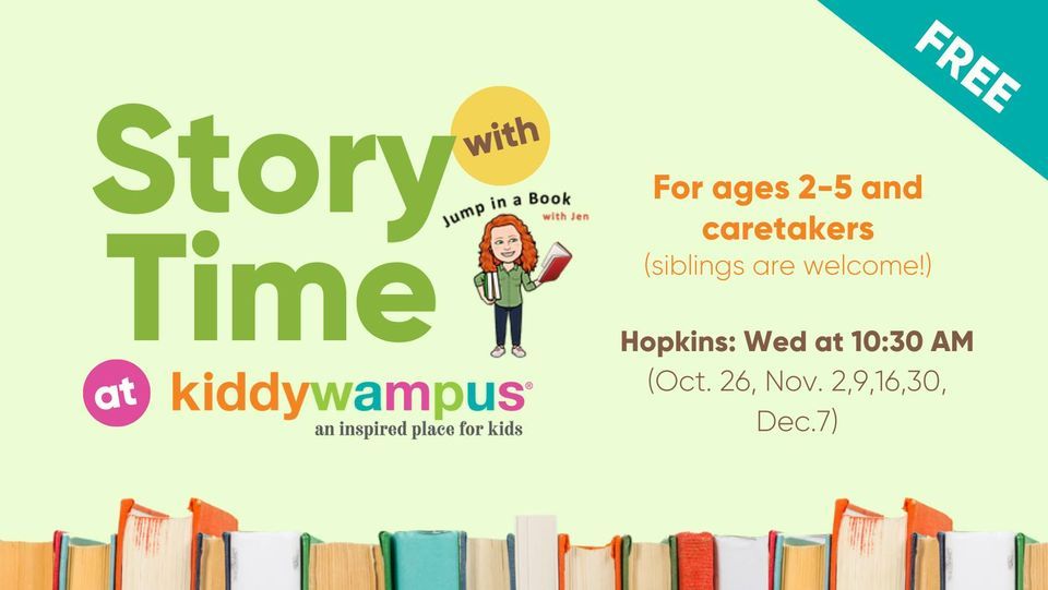 Story Time Jump in a Book with Jen at kiddywampus Hopkins!, 1023