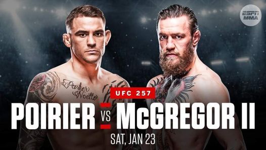 McGregor vs Poitier II UFC 257, City Limits Taproom ...