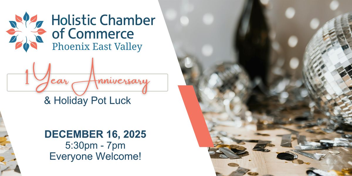 Holistic Chamber of Commerce Holiday Pot Luck, 16 December | Event in Chandler | AllEvents