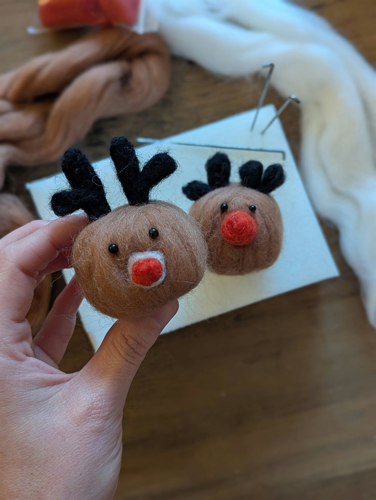 Make Your Own Needle Felted Reindeer, 20 December | Event in Burnsville | AllEvents