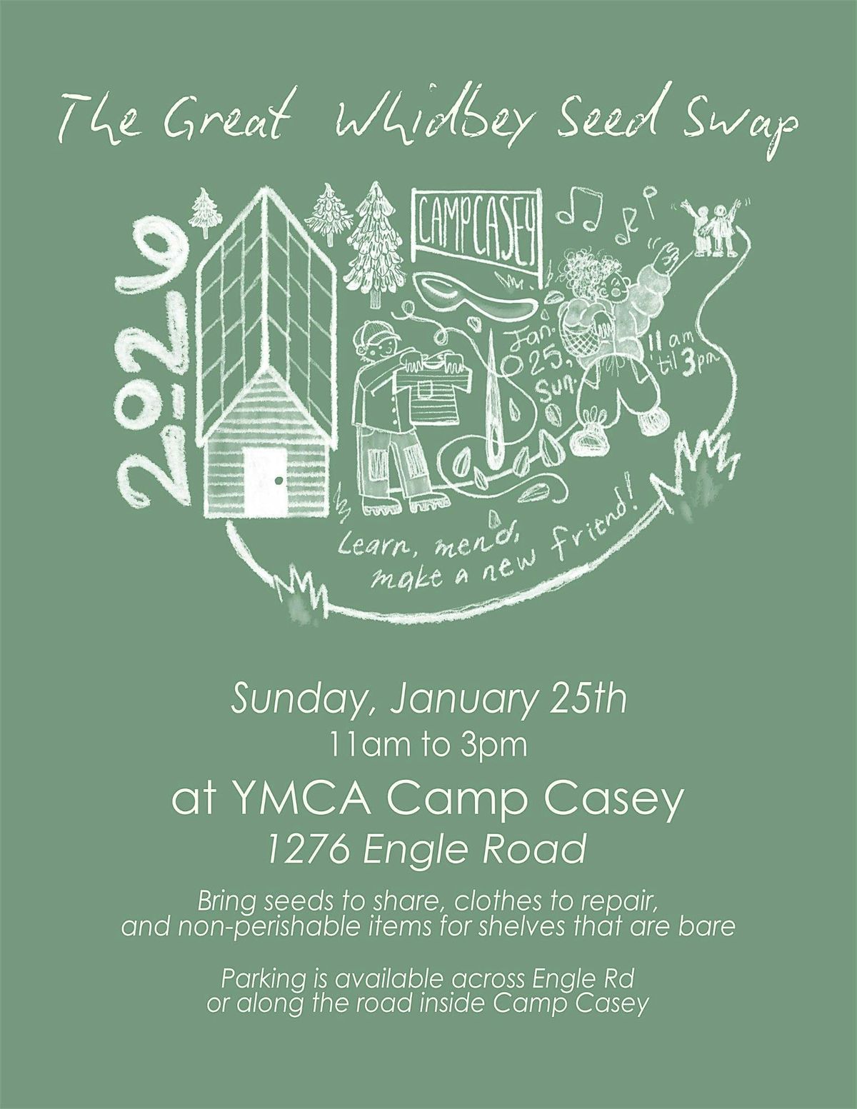 The Great Whidbey Seed Swap at Camp Casey