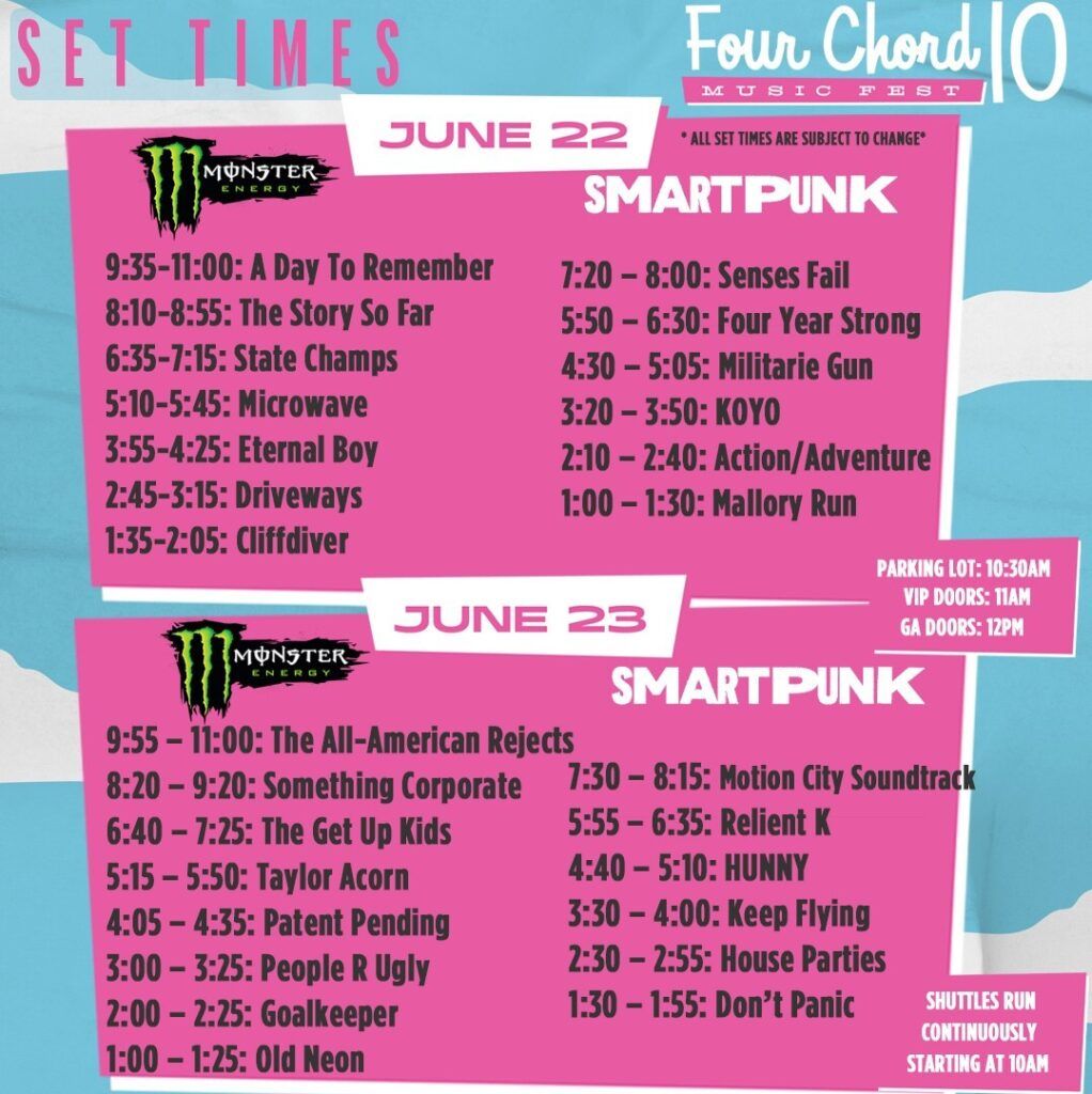 Story of the Year and Senses Fail - 2 Day Pass at Summit Music Hall, 5 December | Event in Denver | AllEvents