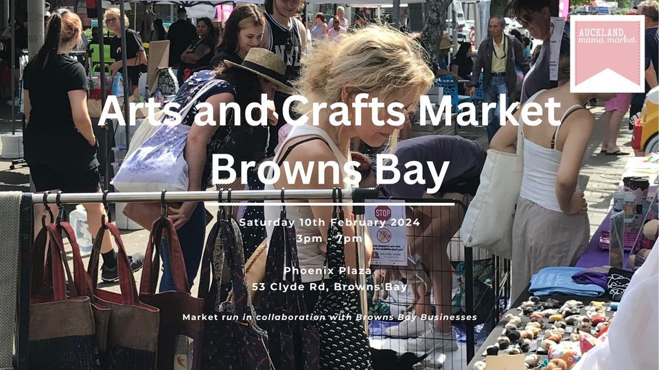 Arts and Crafts Market, Browns Bay Auckland Mama Market, 53 Clyde Rd
