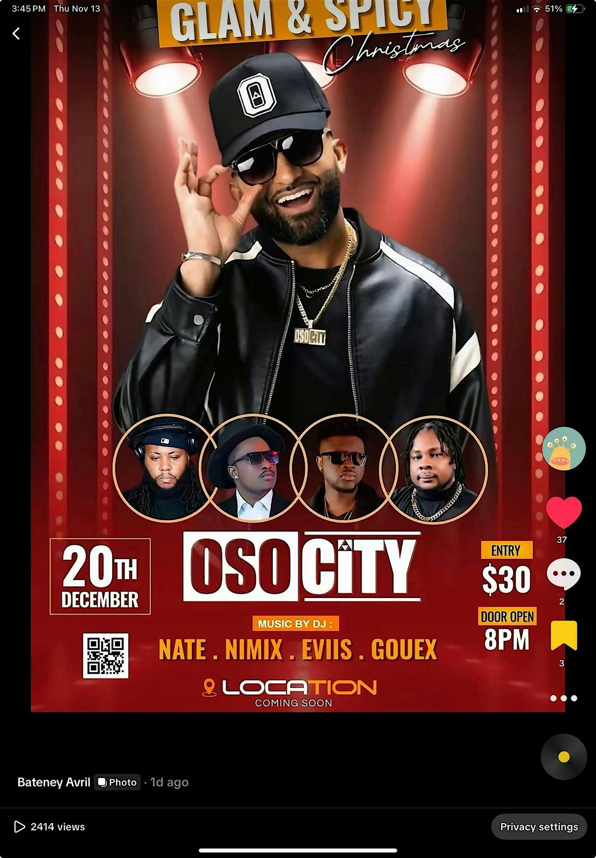 Glam &  Spicy Chrismas Bash, 20 December | Event in Jacksonville | AllEvents