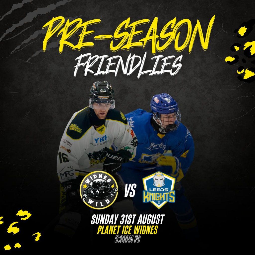 Widnes Wild vs Leeds Knights 2 Ice Hockey Game - Sun 31st August | Event in Widnes | AllEvents