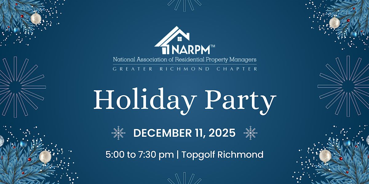 Holiday Party 2025, 11 December | Event in Richmond | AllEvents