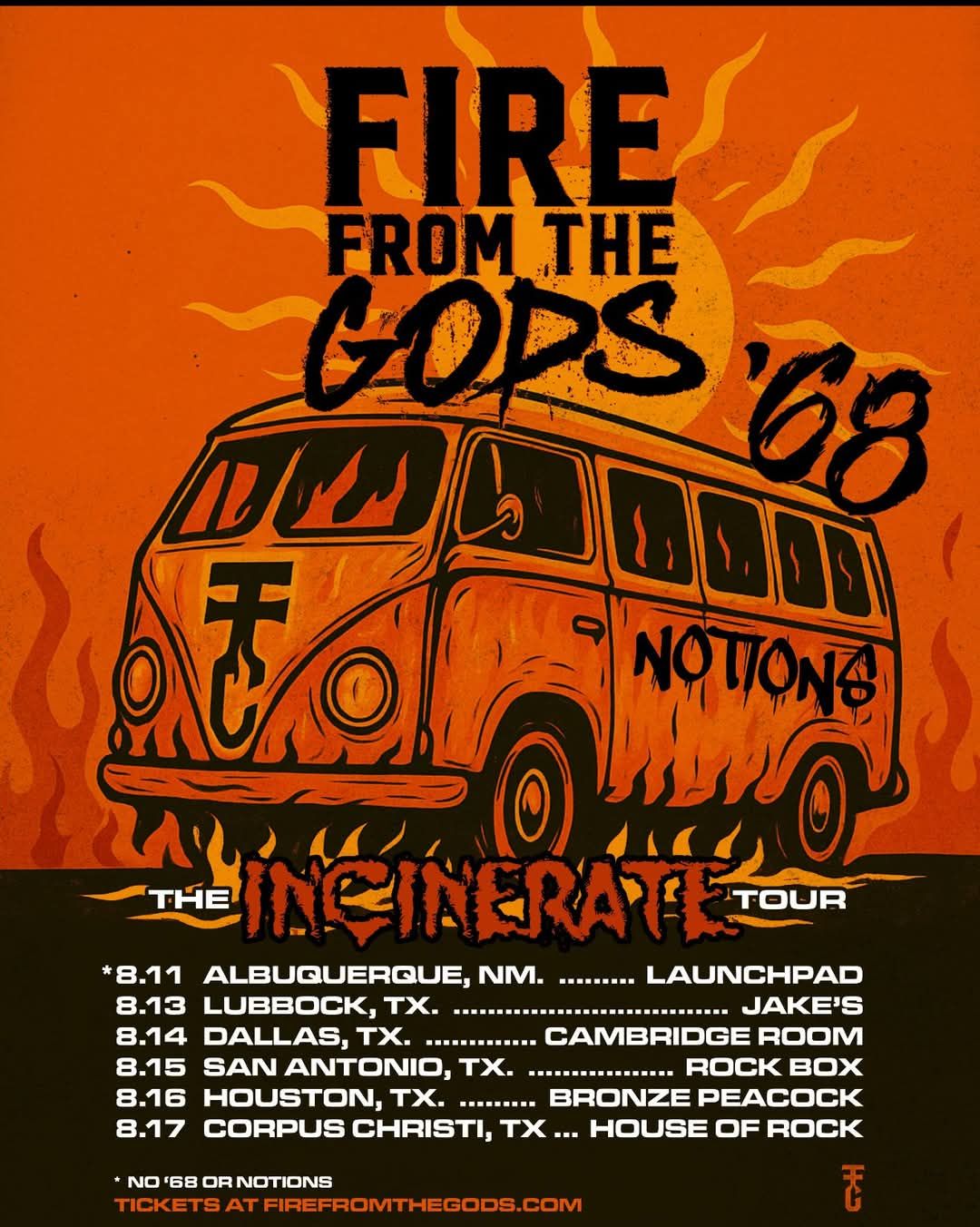 Fire From The Gods, 10 August | Event in Albuquerque | AllEvents