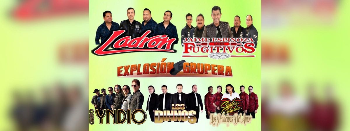 GRUPO LADRON, LOS FUGITIVOS, YNDIO, LOS DINNOS & CARLOS CATALAN, 7 June | Event in Concord | AllEvents