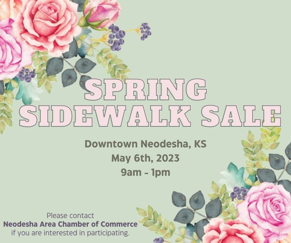 Spring Sidewalk Sale Downtown Neodesha, Neodesha Area Chamber of