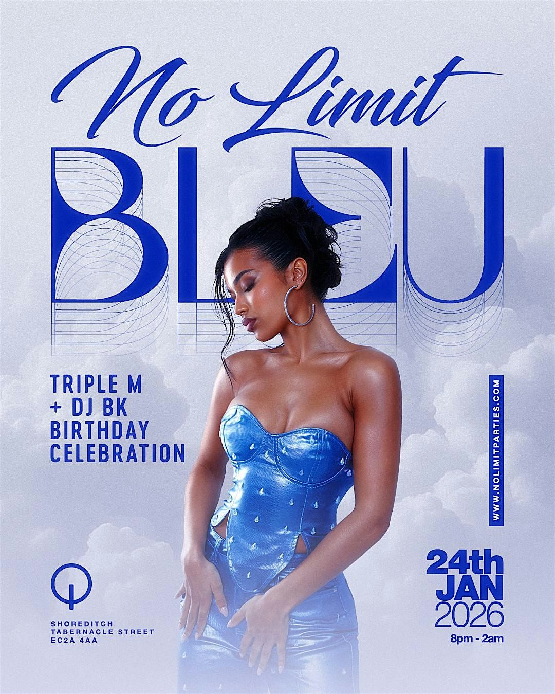 NO LIMIT BLEU, 24 January | Event in London | AllEvents