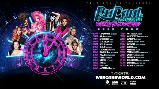 Rupauls Drag Race Werq The World Hamburg Barclaycard Arena Hamburg May 29 21 Allevents In