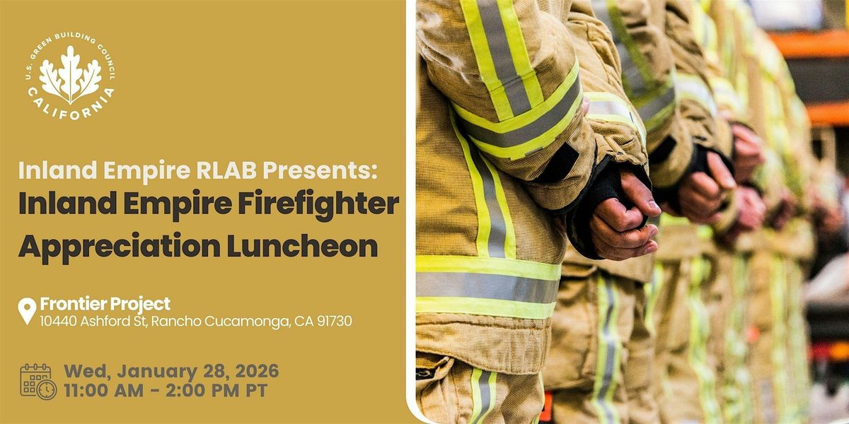Inland Empire Firefighter Appreciation Luncheon, 28 January | Event in Rancho Cucamonga | AllEvents