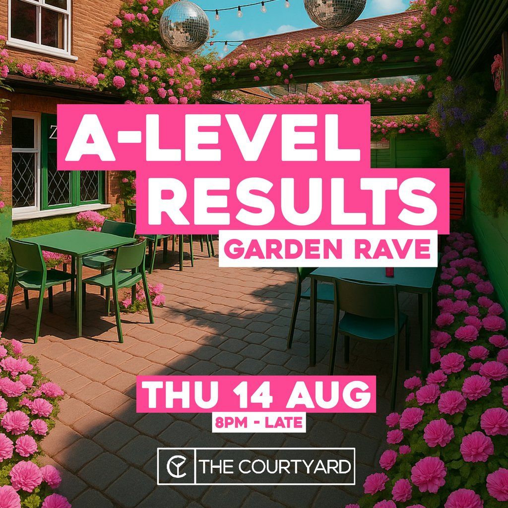A-Level Results 2025 Garden Rave, 14 August | Event in Chelmsford | AllEvents