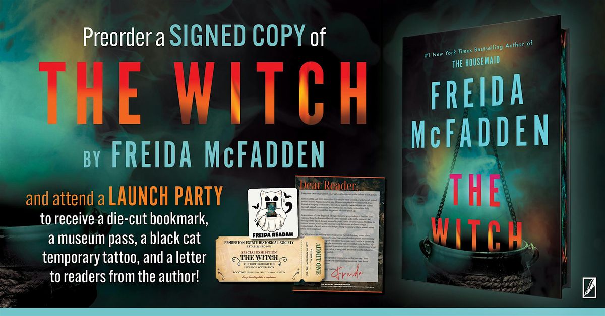Freida McFadden: The Witch Launch Party! - West Hartford, River Bend ...