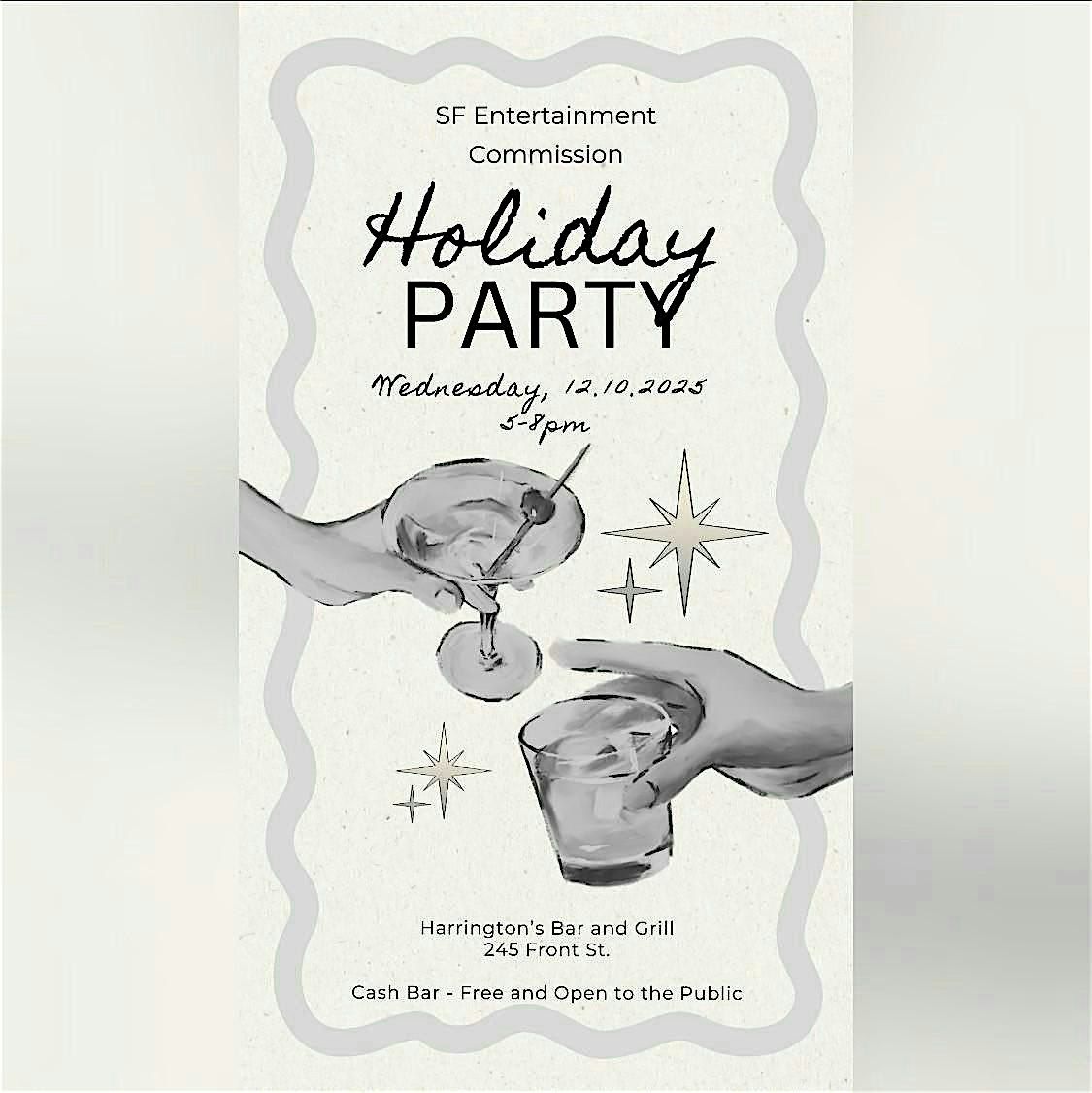 SF Entertainment Commission Holiday Party, 10 December | Event in San Francisco | AllEvents