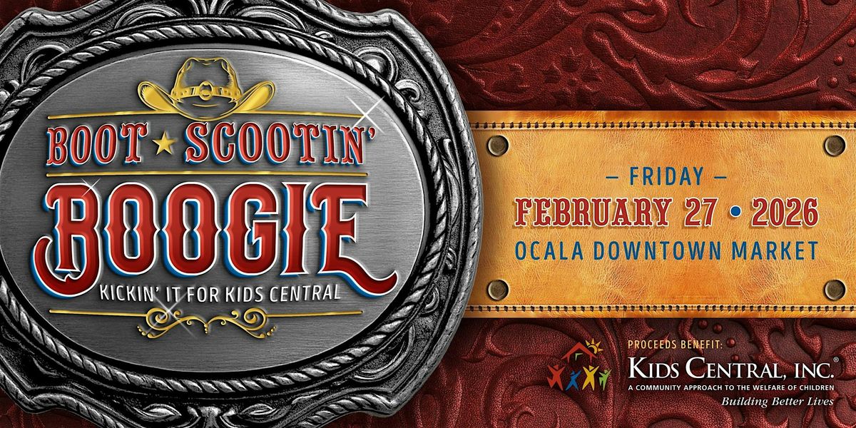Kids Central Boot Scootin' Boogie 2026, 27 February | Event in Ocala | AllEvents