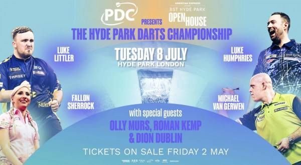 Hyde Park Darts Championship at Hyde Park, 8 July | Event in London | AllEvents