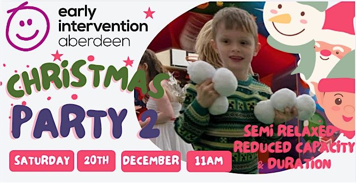 ASN - Early Intervention Christmas Party 2 (11am) REDUCED CAPACITY, 20 December | Event in Aberdeen | AllEvents