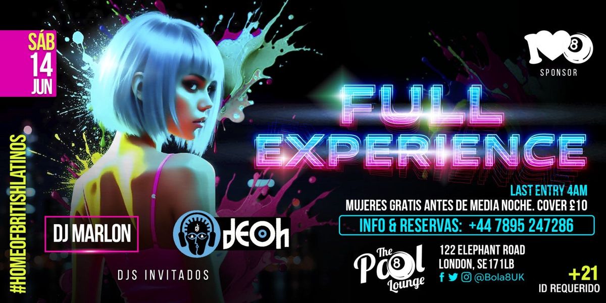 Full Experience, 14 June | Event in London | AllEvents