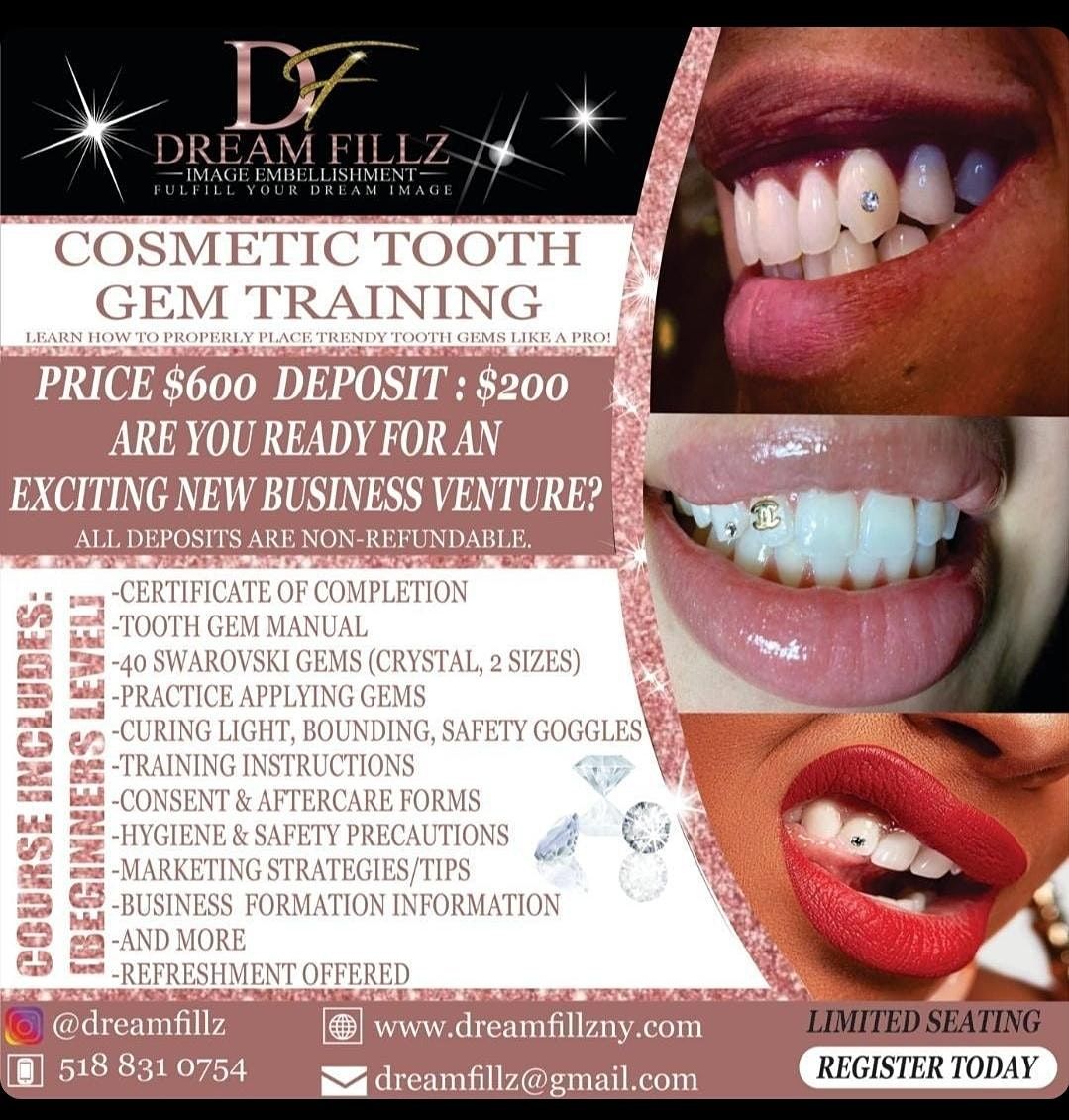 #1 COSMETIC TOOTH GEM TRAINING COURSE 101 ($600), Dreamfillz Training