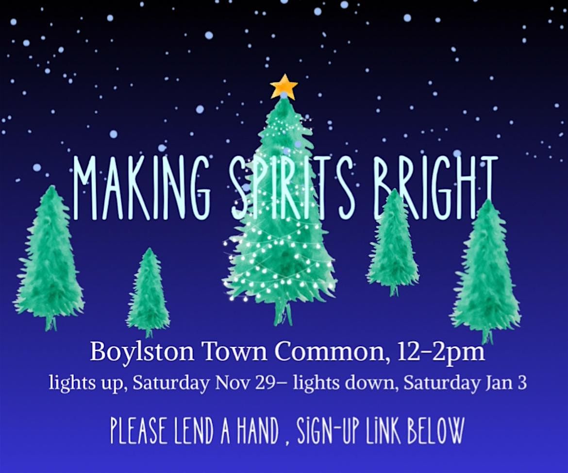 Stringing Lights on Boylston Town Common, 29 November | Event in Boylston | AllEvents