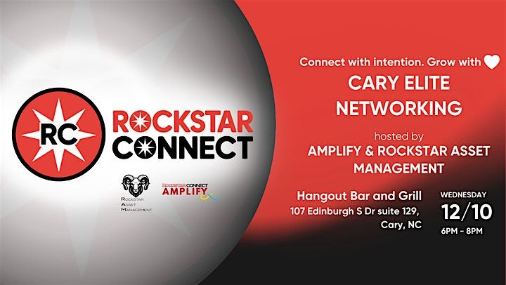 Free Cary Elite Rockstar Connect Networking Event (December, NC), 10 December | Event in Cary | AllEvents