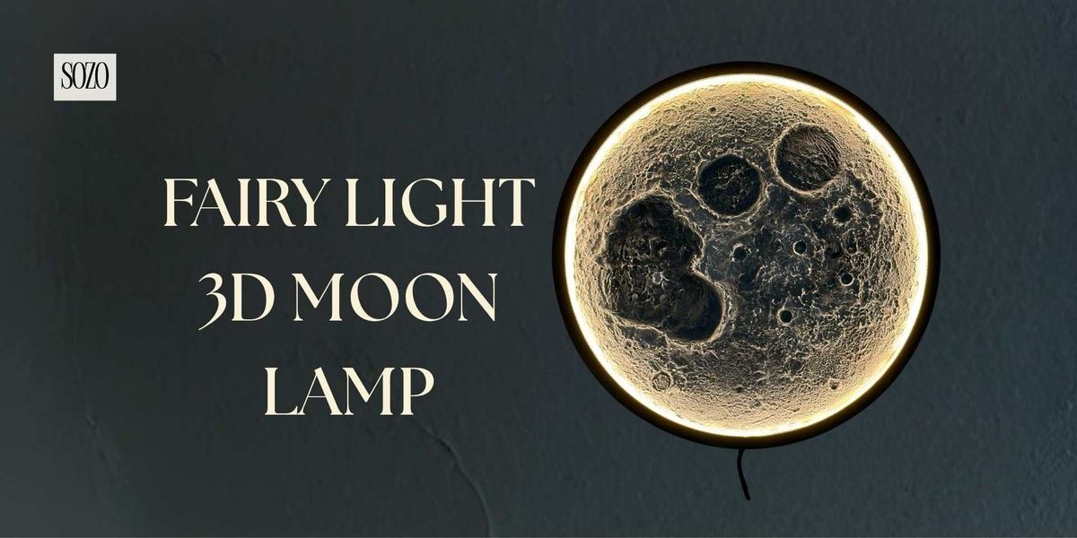 FAIRY LIGHT 3D MOON LAMP