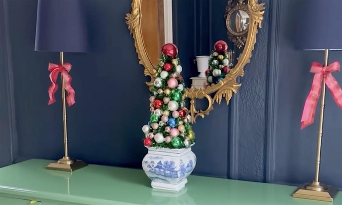 Holiday Ornament Topiary Make and Take with Sugarcoat Home, 18 December | Event in Webster Groves | AllEvents
