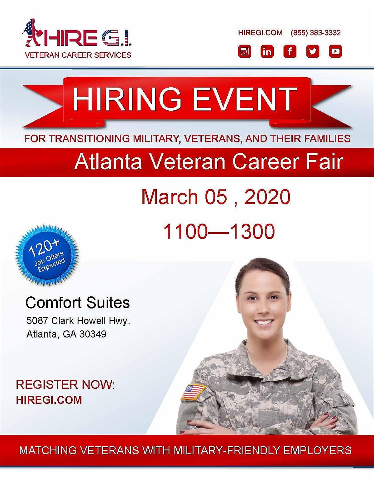 Atlanta Veteran Job Fair March 2020 At Comfort Suites Atlanta