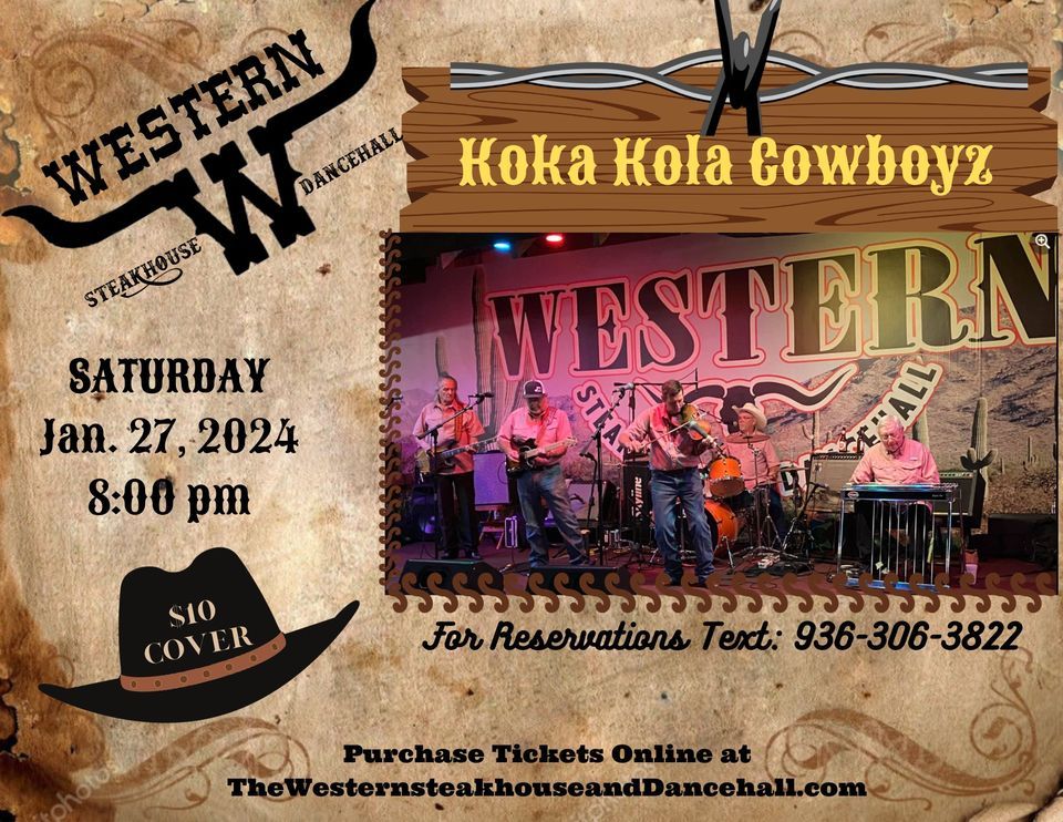 Koka Kola Cowboyz, The Western Steakhouse & Dancehall, Navasota