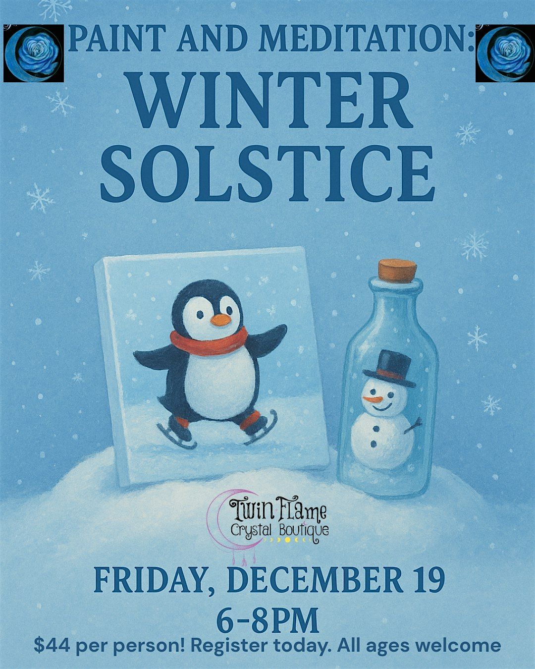 Paint & Meditate: Winter Solstice, 19 December | Event in Bethpage | AllEvents
